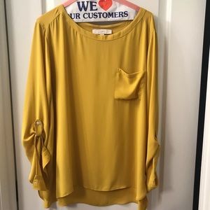 Loft Yellow blouse